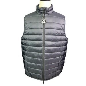 Swiss Tech Men's Size XL Full-Zip Puffer Vest NWT‎ Black